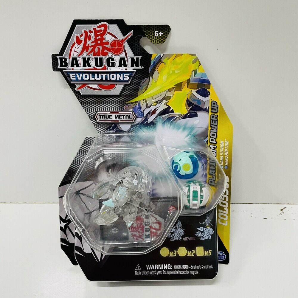 Bakugan Evolutions Platinum Series DIAMOND COLOSSUS NANO Siphon NEW Spinmaster